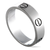 CARTIER Cartier LOVE 18K White Gold Band Ring