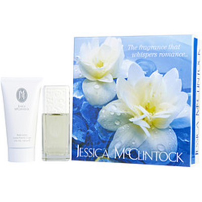 Jessica Mcclintock 115733 3.4 oz  Eau De Parfum Spray & Body Lotion For Women In Black