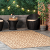 Nuloom Sammi Geometric Trellis Indoor/outdoor Area Rug In Beige