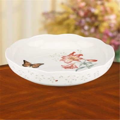 Lenox 820575 Butterfly Mdw Dw Low Serv Bowl - Pack Of 1 In White