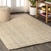 JONATHAN Y Hiro Hand Woven Chunky Jute Area Rug