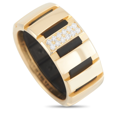 Chaumet Class One 18k Yellow Gold Diamond Band Ring