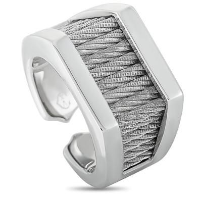 Charriol Forever Stainless Steel Ring In Silver