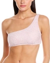Andie The Wynwood Top One Shoulder In Pink