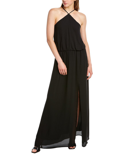 Krisa Tie-back Maxi Dress In Black