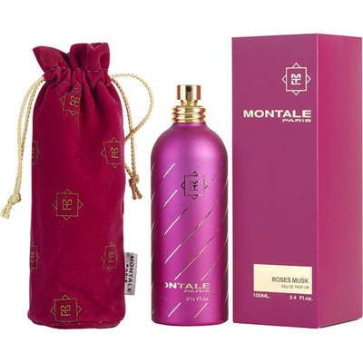 Montale 304139 3.4 oz Paris Roses Musk Eau De Parfum Spray For Women In Pink