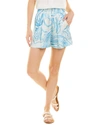 Suboo Agate Elastic Waist Short In Blue