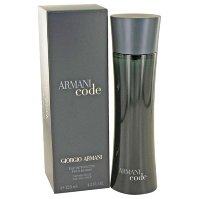 Giorgio Armani 435745 Armani Code Eau De Toilette Spray&#44; 4.2 oz In Black