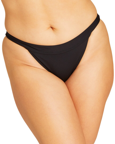 Andie The Banded Bottom In Black