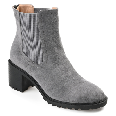 Journee Collection Collection Women's Tru Comfort Foam Jentry Bootie In Grey