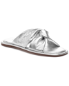 J/slides Yaya Leather Sandal In Silver
