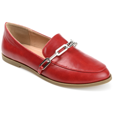 Journee Collection Collection Women's Tru Comfort Foam Madison Flat In Red