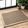 Nuloom Elijah Seagrass With Border Area Rug In Beige