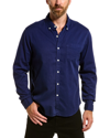 Alex Mill Mill Shirt In Linen Navy In Blue