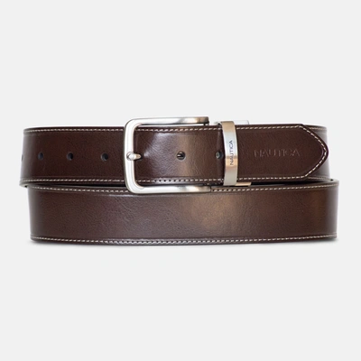 Nautica Mens Reversible Belt In Multi