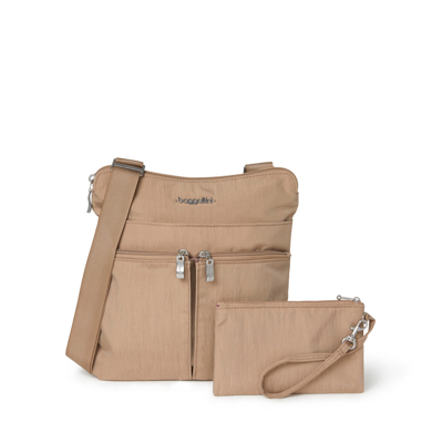 Baggallini Horizon Crossbody In Beige