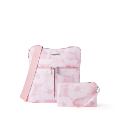 Baggallini Horizon Crossbody In Pink