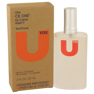 Parfums De Coeur 538351 2 oz Designer Imposters U You By  Cologne Spray For Women In White