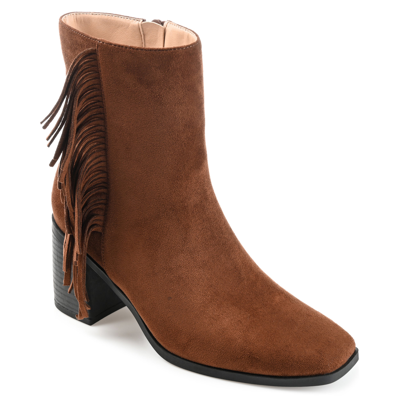 Journee Collection Noriah Tru Comfort Foam Bootie In Brown