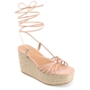 Journee Collection Collection Women's Tru Comfort Foam Catalinn Sandal In Beige