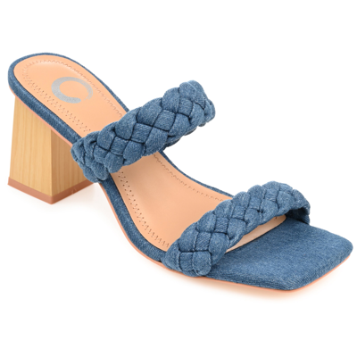 Shop Journee Collection Collection Women's Tru Comfort Foam Bronte Pump In Blue