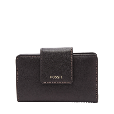 Fossil Women's Madison Leather Tab Multifunction In Black