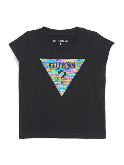 Guess Factory Beatrix Sequin Tee (2-6) In Multi