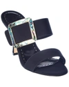 MANOLO BLAHNIK GABLE 90 SILK SANDAL