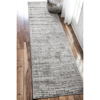 Nuloom Sherill Ripple Modern Abstract Living Room Or Bedroom Area Rug In Grey