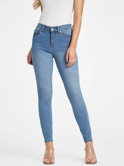 Guess Factory Jaden Sculpt Mid-rise Skinny Jeans In Blue