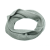 Portolano Neck Warmer In Popcorn Stitch In Grey