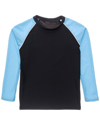 Snapper Rock Little Boy's & Boy's Colorblock Long-sleeve Rash Top In Black