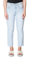Levi's 501 Crop Jeans In Shout Out In Multi