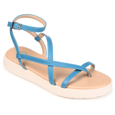 Journee Collection Collection Women's Tru Comfort Foam Jeselia Sandal In Blue
