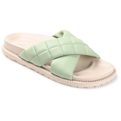 Journee Collection Collection Women's Aveena Sandal In Green