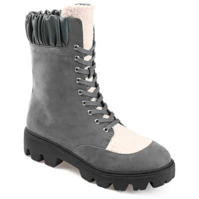 Journee Collection Collection Women's Tru Comfort Foam Elinor Bootie In Gray