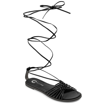 Journee Collection Collection Women's Jess Sandal In Black