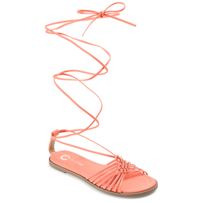 Journee Collection Collection Women's Jess Sandal In Pink