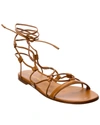 GIANVITO ROSSI GIZA LEATHER SANDAL