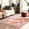 Nuloom Ehtel Medallion Fringe In Orange