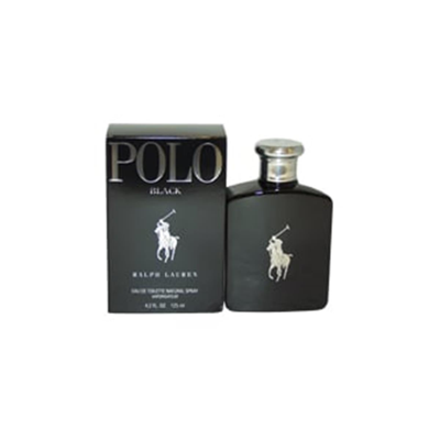 Ralph Lauren Polo Black By  For Men - 4.2 oz Edt Cologne  Spray