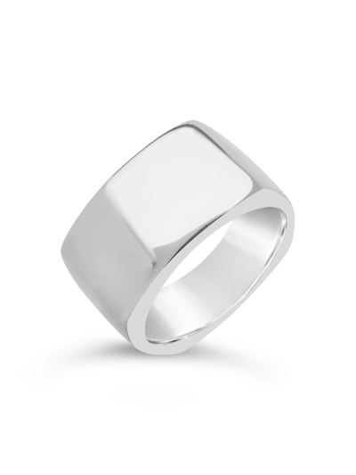 Sterling Forever Sterling Silver Square Signet Ring