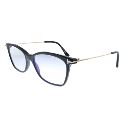 Tom Ford Ft 5712-b 001 50mm Womens Square Eyeglasses 50mm In Black