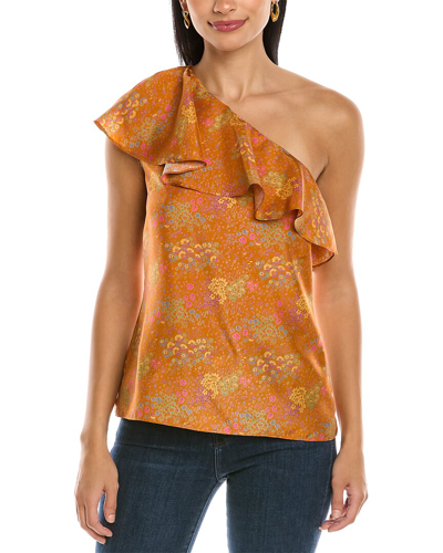 REBECCA TAYLOR ISABELLE SILK TOP