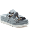 J/slides Women's Baha Platform Slide Sandals In Grey