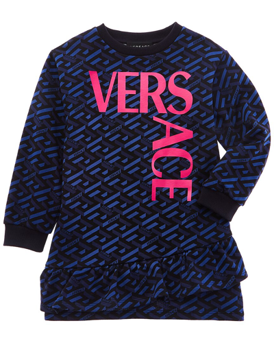 Versace Kids'  Dress In Blue