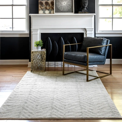 Nuloom Geometric Rosanne Area Rug In Gray