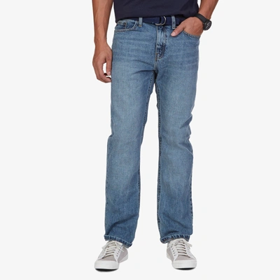 Nautica Mens Big & Tall Relaxed Fit Jeans In Blue