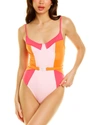 Solid & Striped The Spencer One Piece In Pink