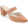 Journee Signature Signature Women's Genuine Leather Tru Comfort Foam Kaitlynn Pump In Multi